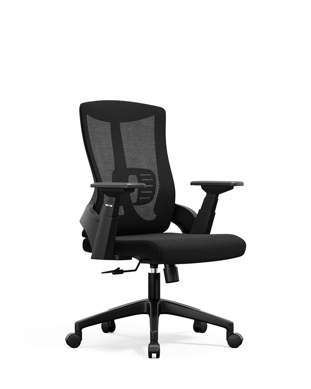办公椅 J153B（黑胶）